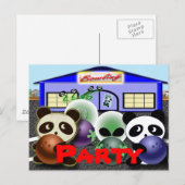 Invitations de Bowling Party personnalisables (Devant / Derrière)