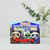 Invitations de Bowling Party personnalisables (Debout devant)