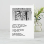 Invitations de Brooklyn Bridge Party (Debout devant)