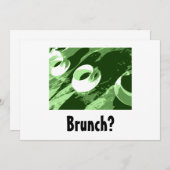 Invitations de Brunch (Devant / Derrière)
