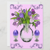 Invitations de brunch de Pâques (Dos)