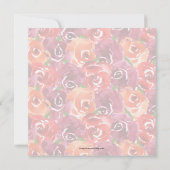 Invitations de Brunch et Bubbly Floral Bridal Show (Dos)