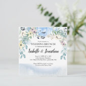 Invitations de Brunch Mariage moderne et tendance (Debout devant)