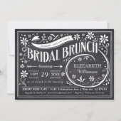 Invitations de brunch nuptiale | Tableau de bord f (Devant)