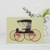 Invitations de buggies et de transports (Debout devant)