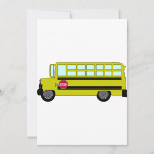 Invitations de bus vert