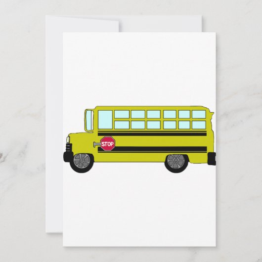 Invitations de bus vert (Devant)