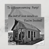 Invitations de cabanes abandonnées et détruites (Devant / Derrière)