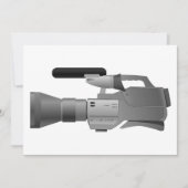 Invitations de caméra vidéo volumineuses (Devant)