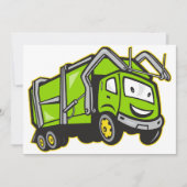 Invitations de camion de déchets (Devant)