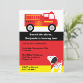 Invitations de camions d'incendie (Debout devant)