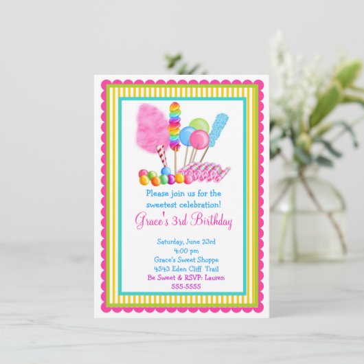 Invitations de Candy Circus (Debout devant)