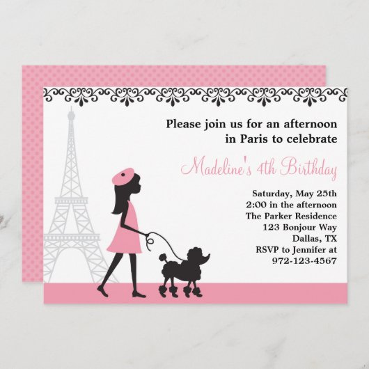 Invitations de canicules à Paris (Devant / Derrière)