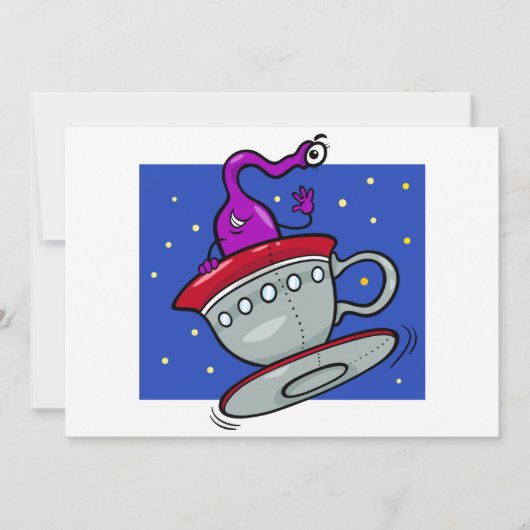 Invitations de caractères martien (Devant)