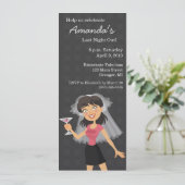 Invitations de caricatures de la mariée de la Bach (Debout devant)