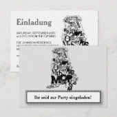 Invitations de Carlin (Devant / Derrière)