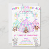 Invitations de carnaval modifiables (Devant)