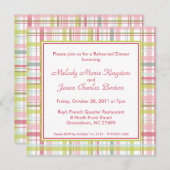 Invitations de Carrés de bandes de ressort (Devant / Derrière)