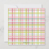 Invitations de Carrés de bandes de ressort (Dos)