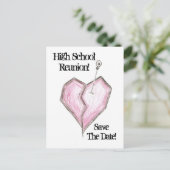 Invitations de carte postale de réunion du seconda (Debout devant)