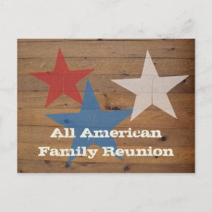 Invitations de carte postale Reunion Family