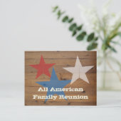 Invitations de carte postale Reunion Family (Debout devant)