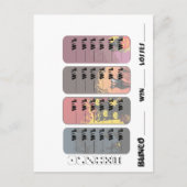 Invitations de carte postale spéciale Bunco (Devant)