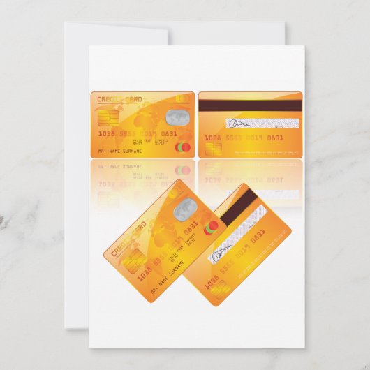 Invitations de cartes de crédit (Devant)