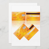 Invitations de cartes de crédit (Devant / Derrière)