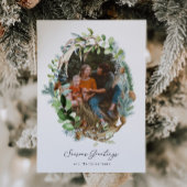 Invitations de cartes de Noël Rustique Antler