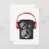 Invitations de casques rouges (Devant / Derrière)