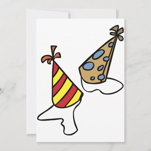 Invitations de Casquettes de parti (Devant)