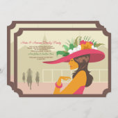 Invitations de Casquettes et de chevaux (Devant / Derrière)