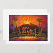 Invitations de CBjork Tiki Luau (Devant / Derrière)