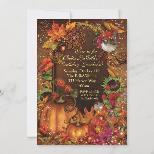 Invitations de célébration d'anniversaire de (Devant)