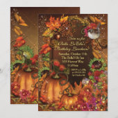 Invitations de célébration d'anniversaire de (Devant / Derrière)