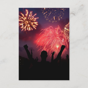 Invitations de célébrations de Fireworks