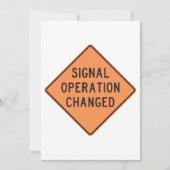 Invitations de changement d'opération de signal (Devant)