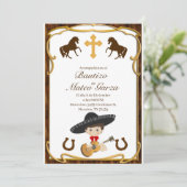 INVITATIONS DE CHARRO BAUTIZO (Debout devant)