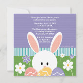 Invitations de chasse à oeuf de pâques (Dos)