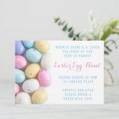 Invitations de chasse aux oeufs de Pâques (Debout devant)