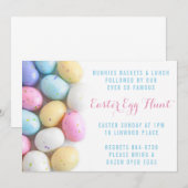 Invitations de chasse aux oeufs de Pâques (Devant / Derrière)