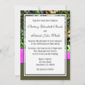 Invitations de chasse rose-clair chiques de (Dos)