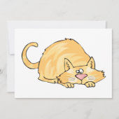 Invitations de chats de gingembre (Devant)