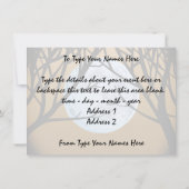 Invitations de chats gras Carte Amoureux des chats (Dos)