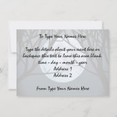 Invitations de chats gras Carte Amoureux des chats (Dos)