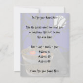 Invitations de chats noirs Cartes d'Halloween pers (Dos)