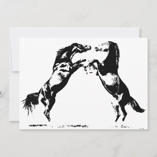 Invitations de chevaux - Chevaux Invitations (Devant)