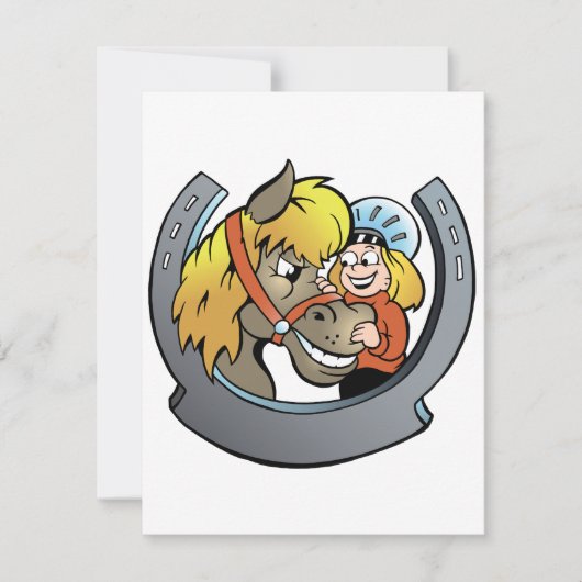 Invitations De Chevaux Et De cavaliers (Devant)