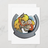 Invitations De Chevaux Et De cavaliers (Devant / Derrière)